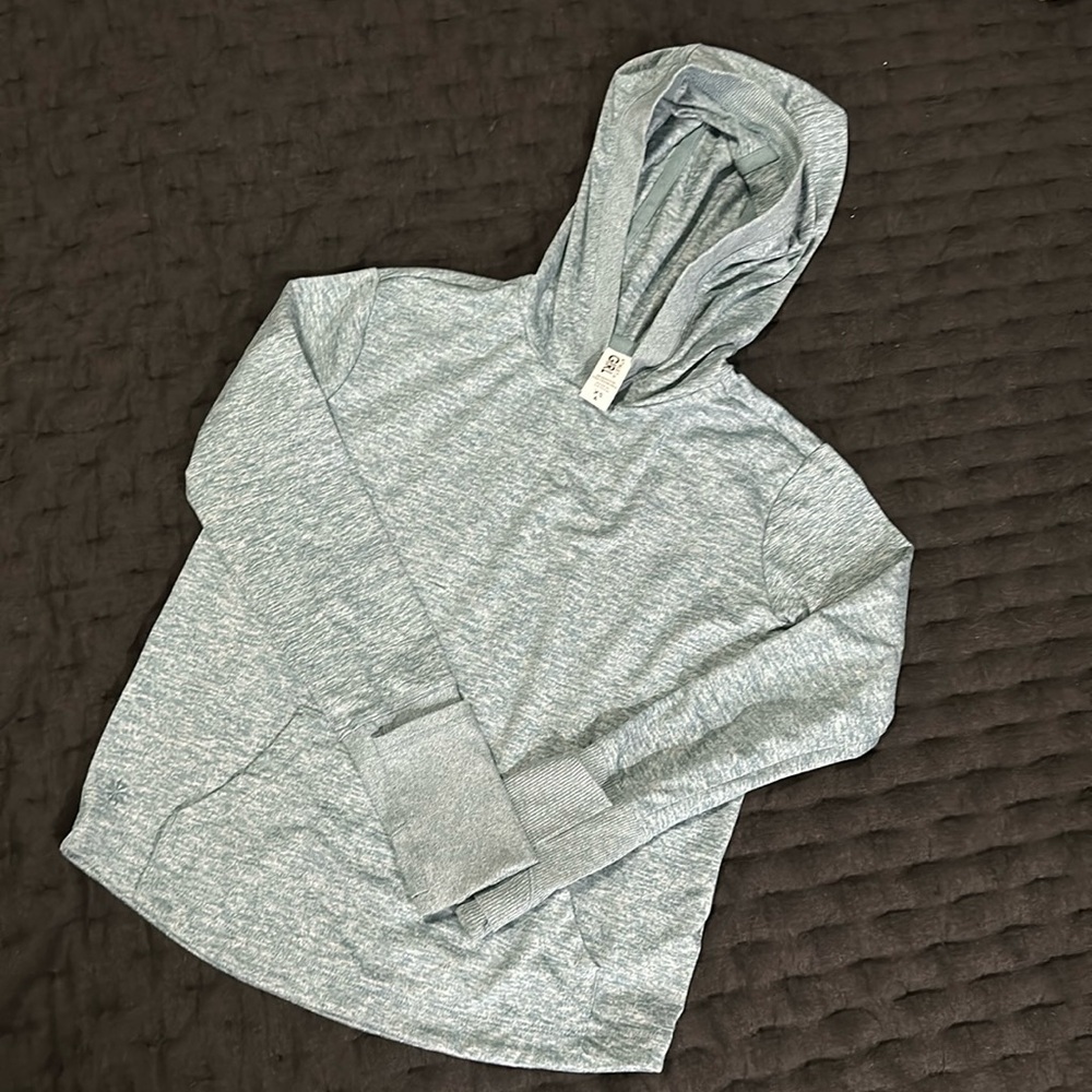 Athleta Girl Green Heathered Hoodie